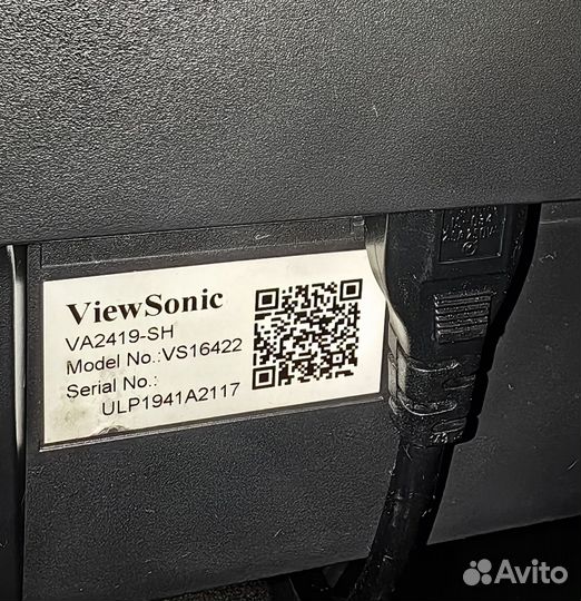 Монитор ViewSonic 24 дюйма