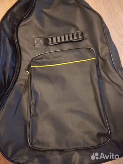 Новый зимний утеплённый чехол рюкзак для гитары