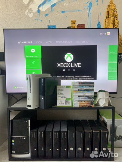 Xbox 360 + 2 игры на выбор