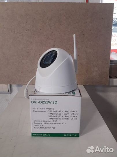 DVI-D251W SD 5Mpix 2.8mm видеокамера IP