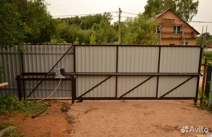 Ремонт откатных, сдвижных ворот