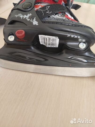 Коньки детские раздвижные 27-30 размер