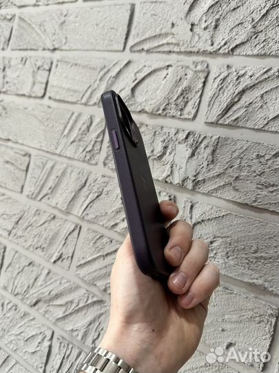 Кожаный чехол на iPhone 14 Pro Max MagSafe