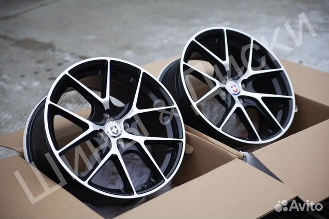 Новые диски HRE R17 4/100 (Black Machined)