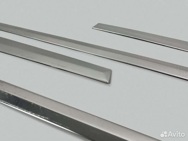 Молдинги дверей Nissan Note 12 Хром