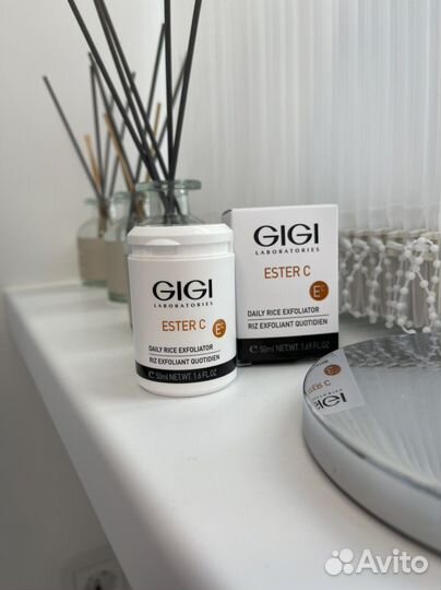 Рисовая пудра-эксфолиант gigi