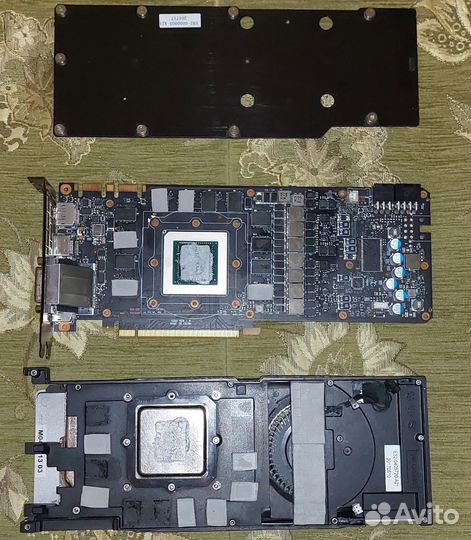 Видеокарта (на запчасти) gtx 1080 ti 11gb