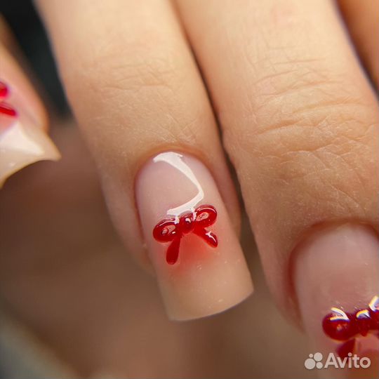 Маникюр покрытие наращивание