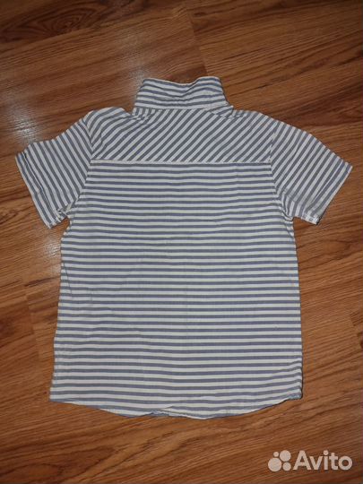 Рубашка H&M с коротким рукавом р.116