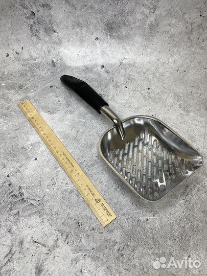 Совок металлический для кошачьего лотка