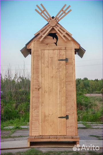Уличный туалет с установкой