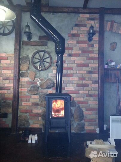 Чугунная печь для бани