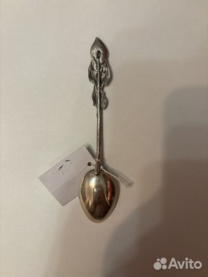 Серебряная чайная ложка новая