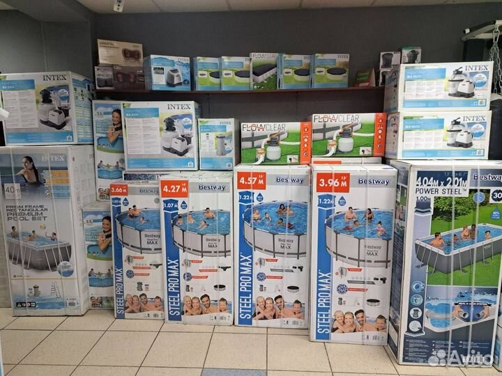 Каркасные бассейны. В наличии