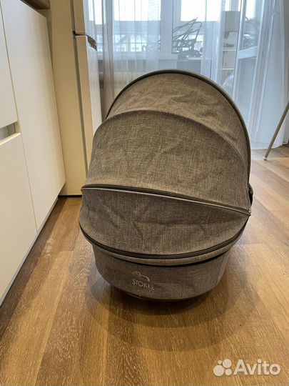 Коляска stokke trailz люлька и прогулочный блок