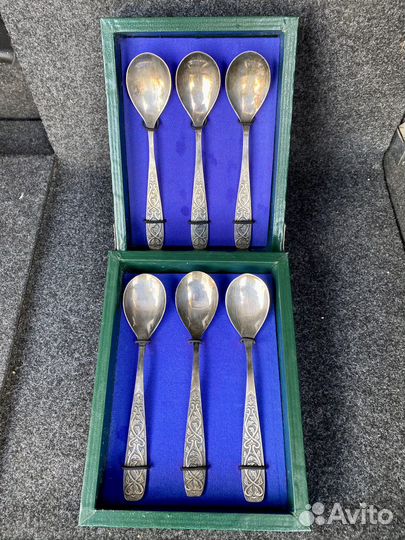 Набор ложек мельхиор, СССР
