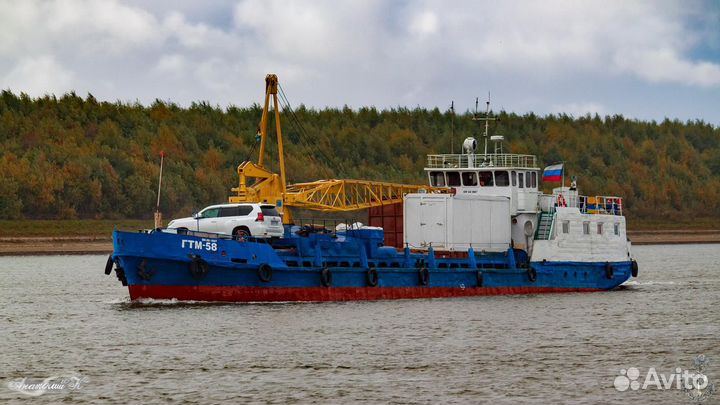 Продам теплоход гтм-58