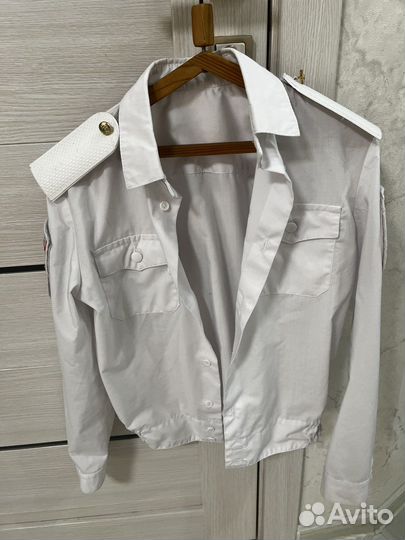 Рубашка белая для правоохранительного класса