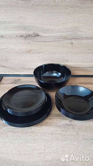 Черное стекло luminarc 19 пред Новый