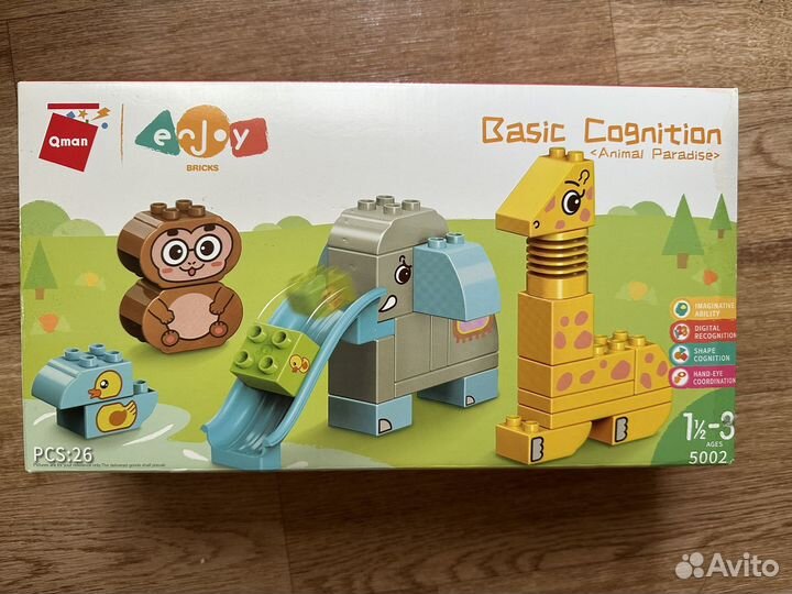 Конструктор qman Животные, 26 деталей