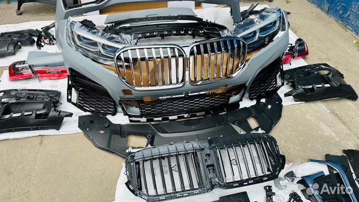 Обвес BMW G11 G12 Рестайлинг Chrome в сборе