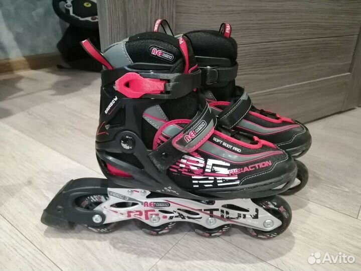 Роликовые коньки детские раздвижные