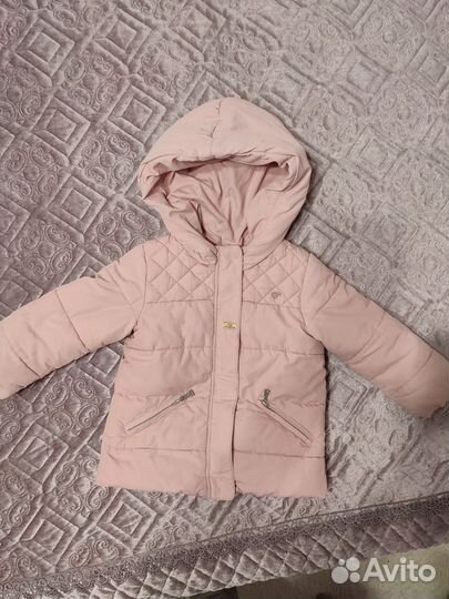 Демисезонная куртка на девочку zara baby girl 92