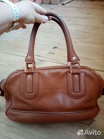 Сумка longchamp кожа