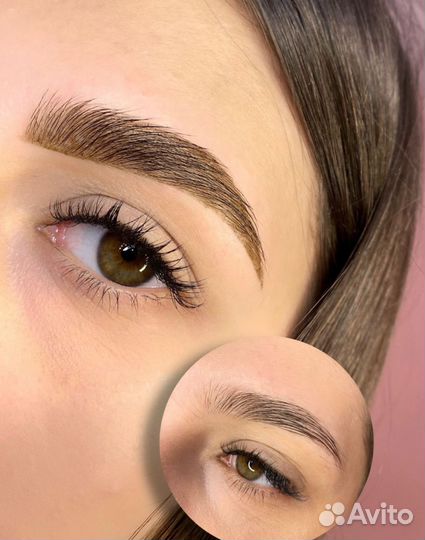 Обучение окрашиванию архитектуре бровей