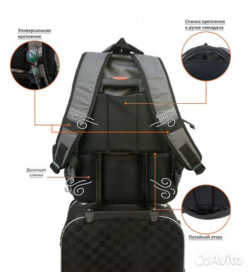 Городской рюкзак 28л (VG-05-20) новый