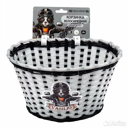 Вело корзина детская на руль vinca