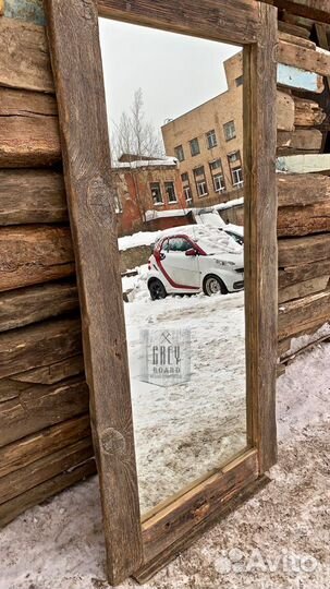 Большое зеркало лофт