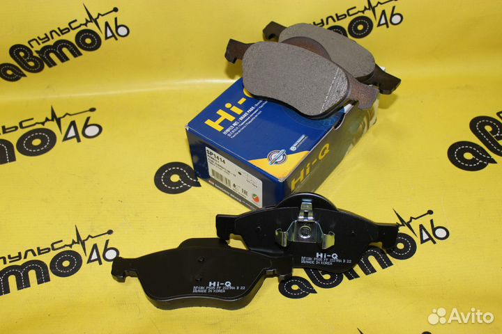 Колодки тормозные передние megane II/scenic II/Cli