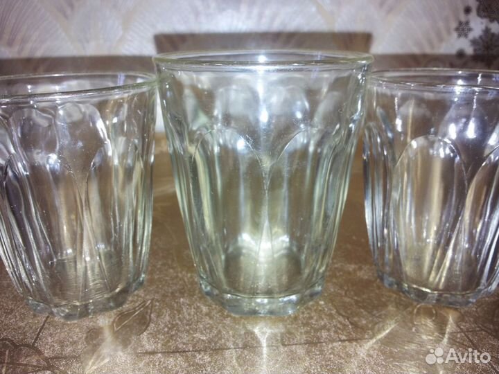 Стаканы фиалка грань, новые