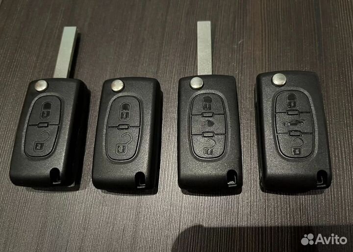 Ключ зажигания Citroen C2 C3 C4 C5 / Ситроен С2 С3