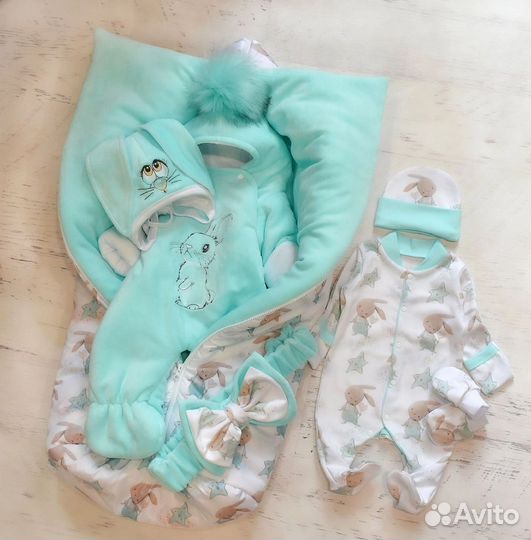 Комплект на выписку зимний