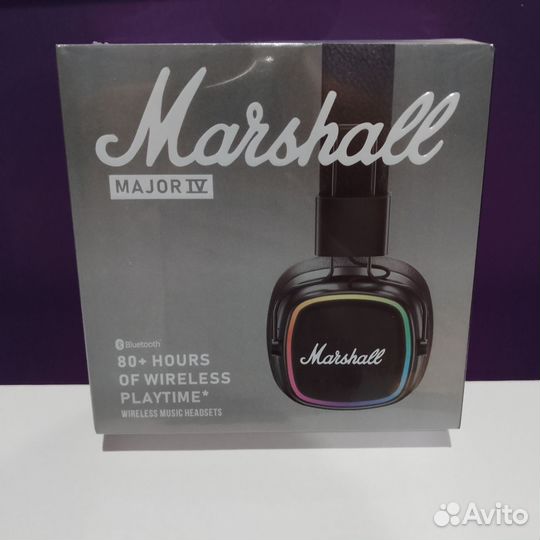 Беспроводные наушники marshall major iv black
