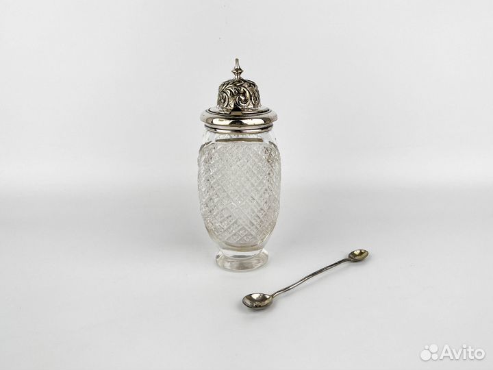 Ёмкость для специй, Англия, стекло, 1890-1910 гг