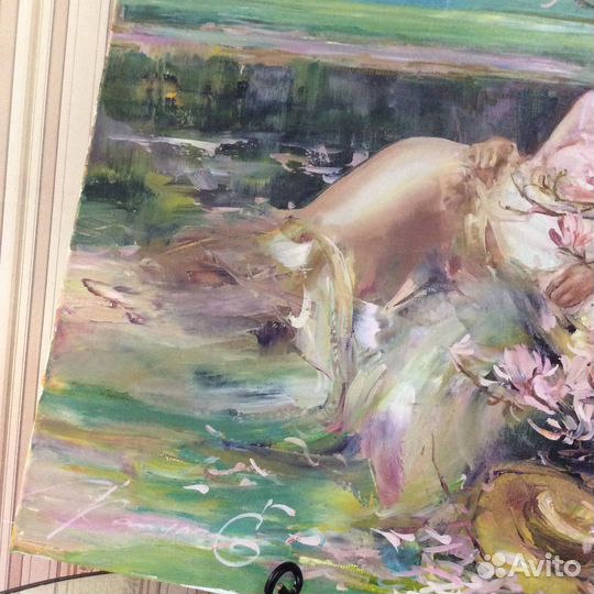 Живопись. Ню. Весна», Елена Капустина.Живопись