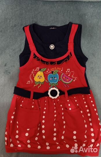 Платье для девочки 92
