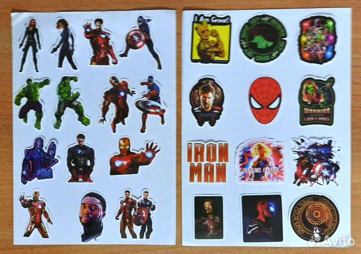 Наклейка Супергерои Марвел