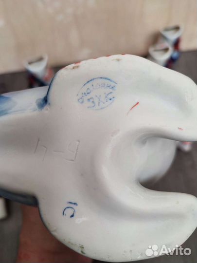 Штоф со стопками. Фарфор