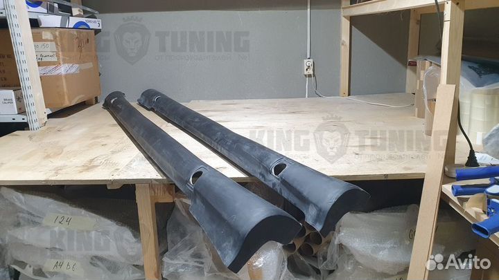 Пороги AMG Mercedes W210 рестайлинг