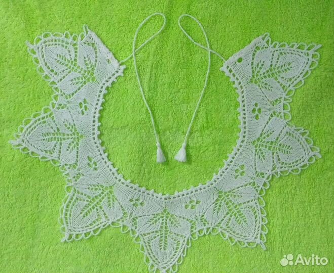 Воротник вязаный