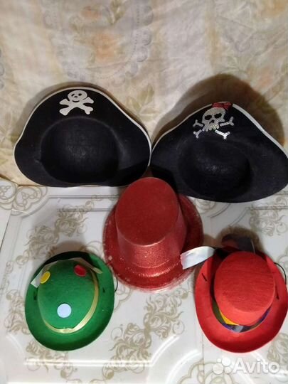 Шляпки детские для утренников и Новогодних предста