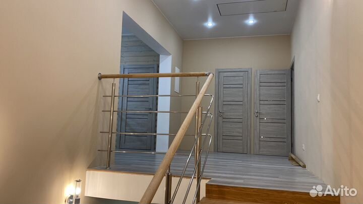 Ограждение из нержавеющей стали комби дуб