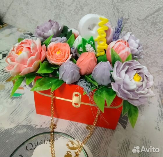 Мыло ручной работы букеты