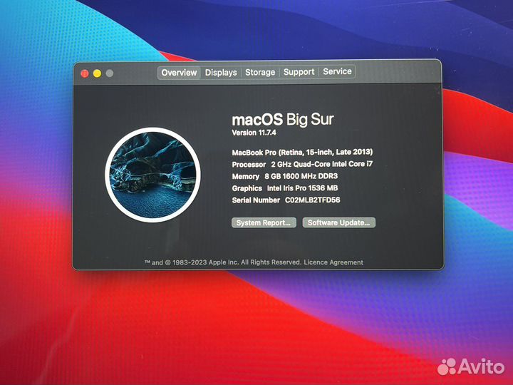 Apple MacBook Pro 15