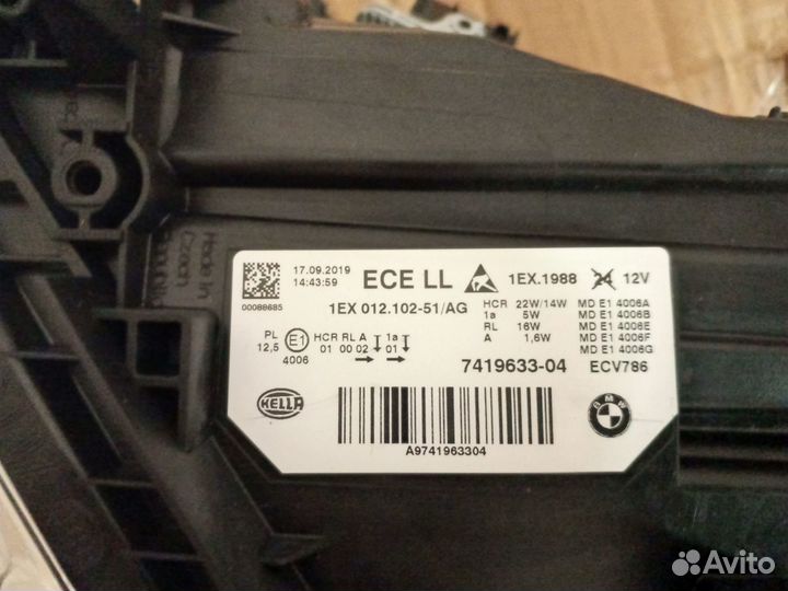 BMW F30 Фара светодиодная левая