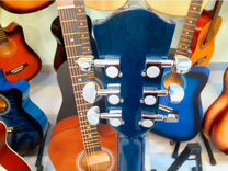 Гитара акустическая новая +чехол и набор гитариста